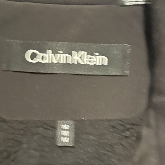 Calvin Klein Men’s Softshell Jacket – Black – Faux Fur Lined – Size M - Picture 4 of 6